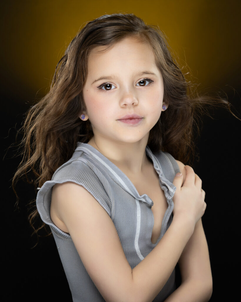 dancer posing for beauty headshot in fort wayne