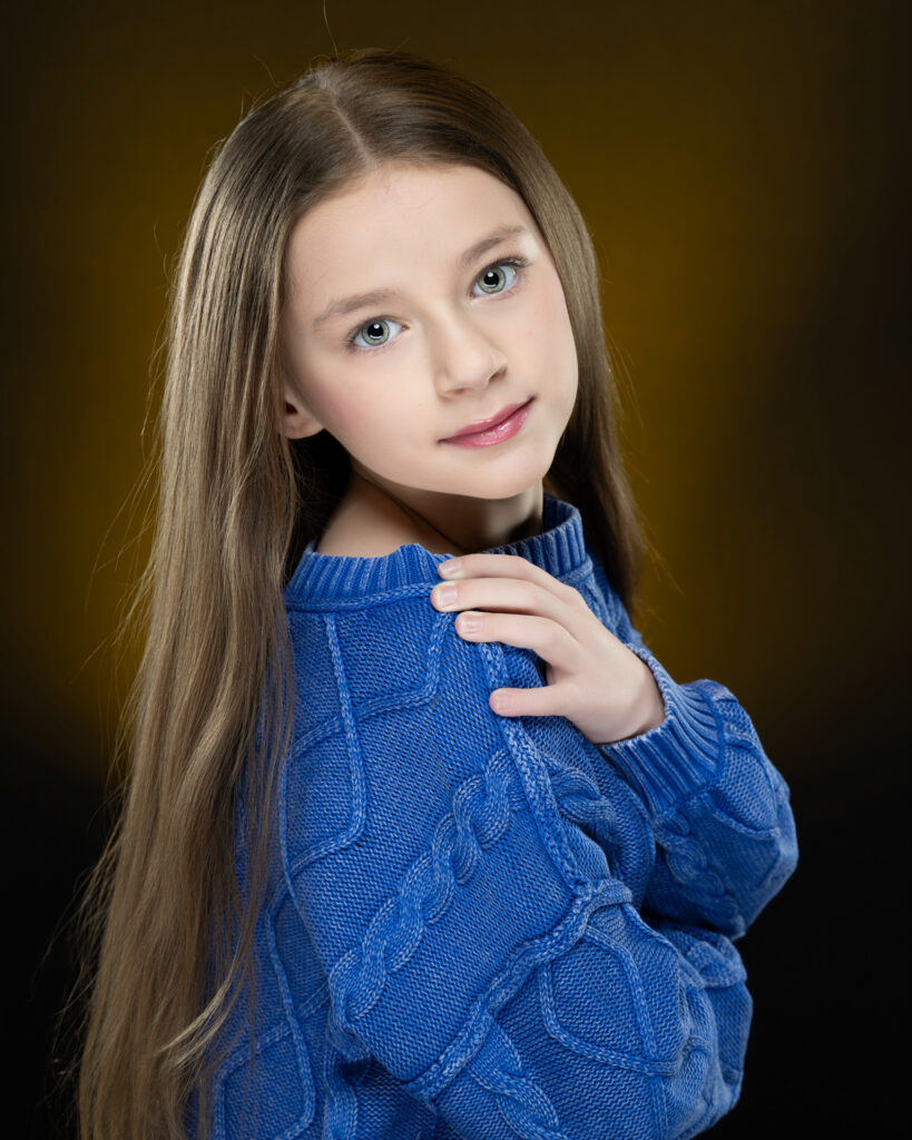 dancer posing for beauty headshot in fort wayne