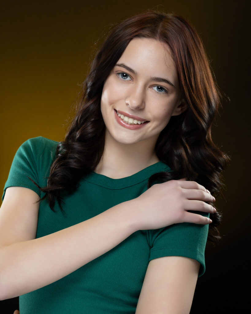 dancer posing for beauty headshot in fort wayne
